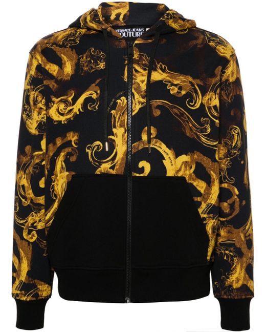 Versace Jeans Couture Watercolour Couture hooded jacket