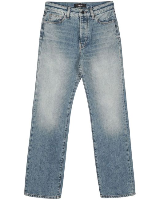 Amiri high-rise straight-leg jeans