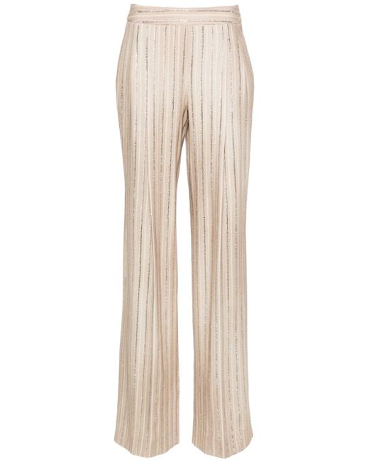 Ermanno Scervino crystal-embellished tailored trousers
