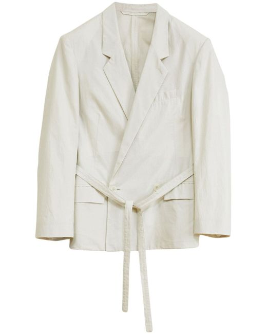 Lemaire double-breasted belted blazer