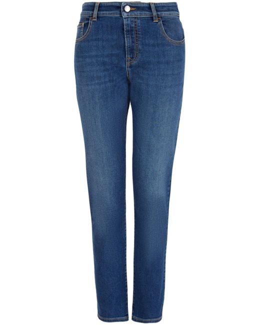 Emporio Armani high-rise slim-cut jeans