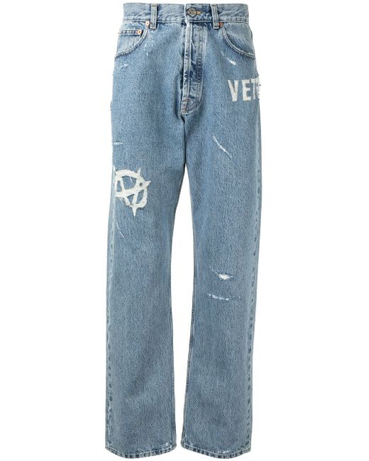 Vetements mid-rise straight jeans