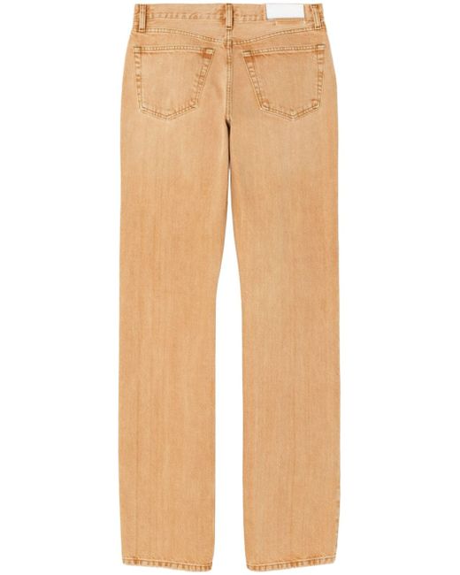 Re/Done panelled straight-leg jeans