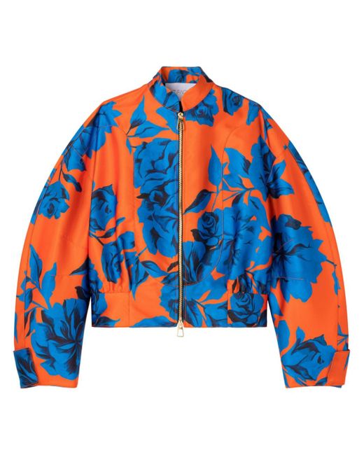 Az Factory Tiger Lily-print bomber jacket