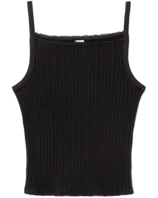 Re/Done ribbed-knit tank top