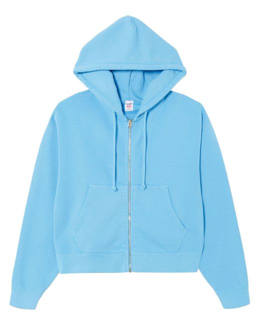 Re/Done zip-up cotton hoodie