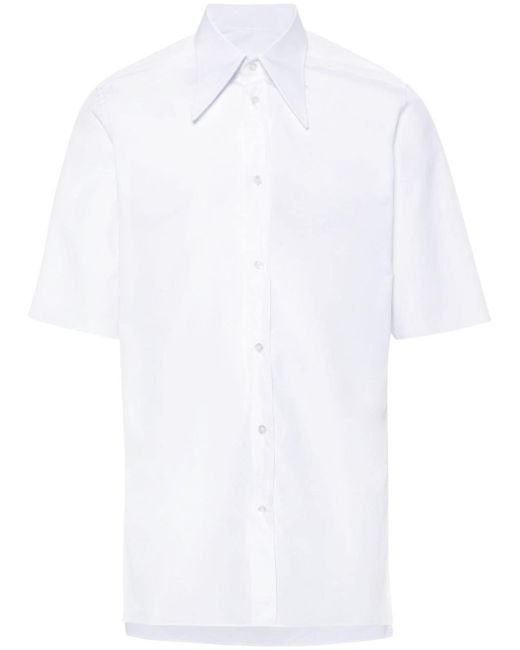 Maison Margiela poplin short-sleeved shirt