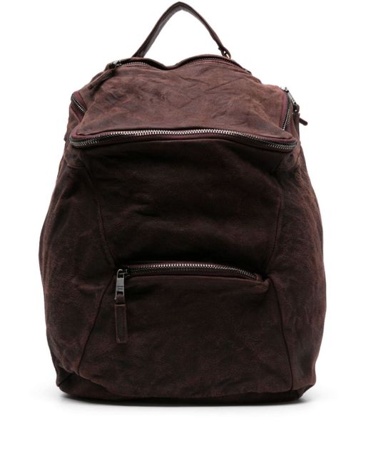 Giorgio Brato zip-fastening leather backpack
