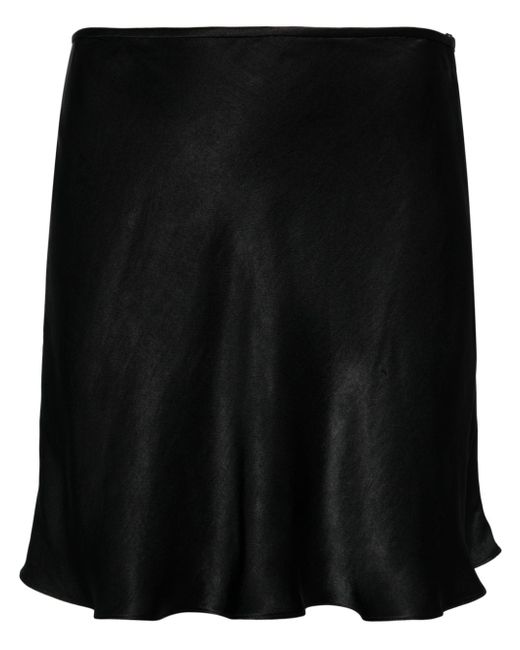 Manuri low-rise fluted skirt