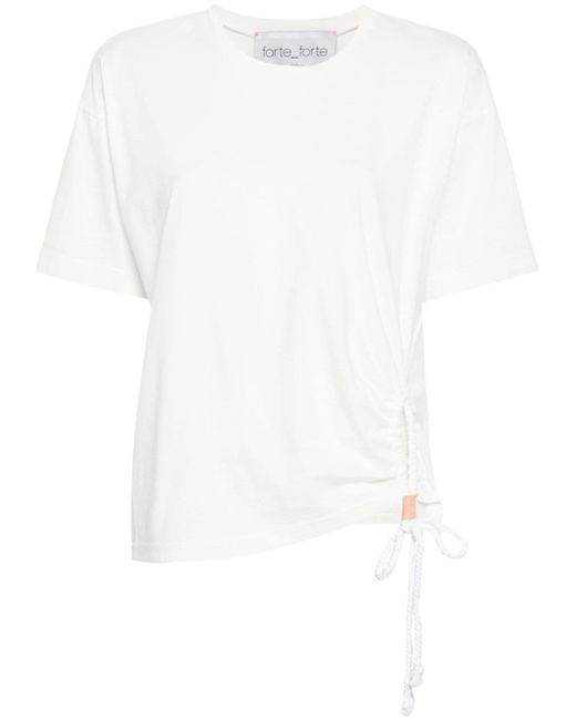Forte-Forte ruched detail T-shirt