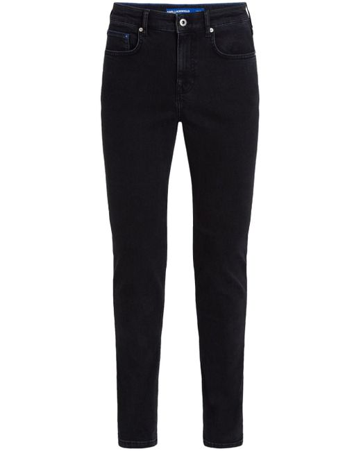 Karl Lagerfeld Jeans logo-appliqué skinny jeans