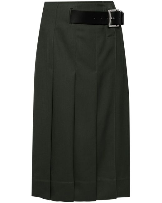 Tibi high-waist pleated skirt