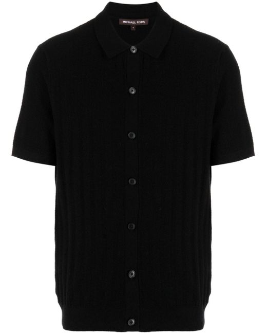 Michael Kors short-sleeve fine-knit shirt