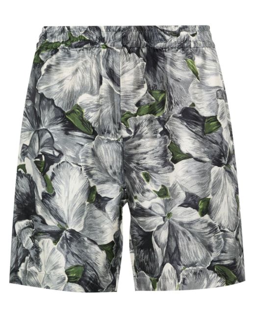 Sunflower floral-print shorts