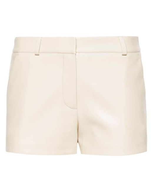 The Frankie Shop Kate faux-leather shorts