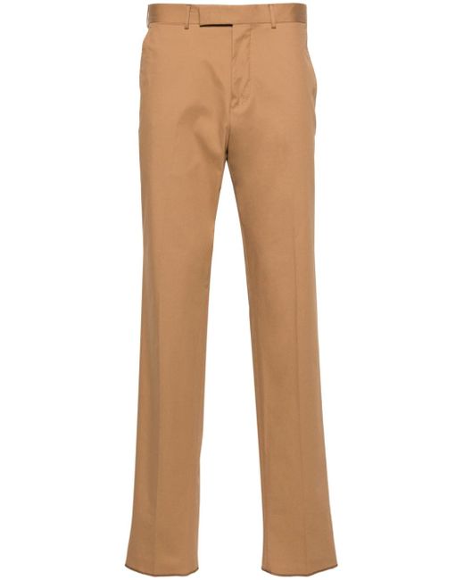 Z Zegna mid-rise tapered chinos