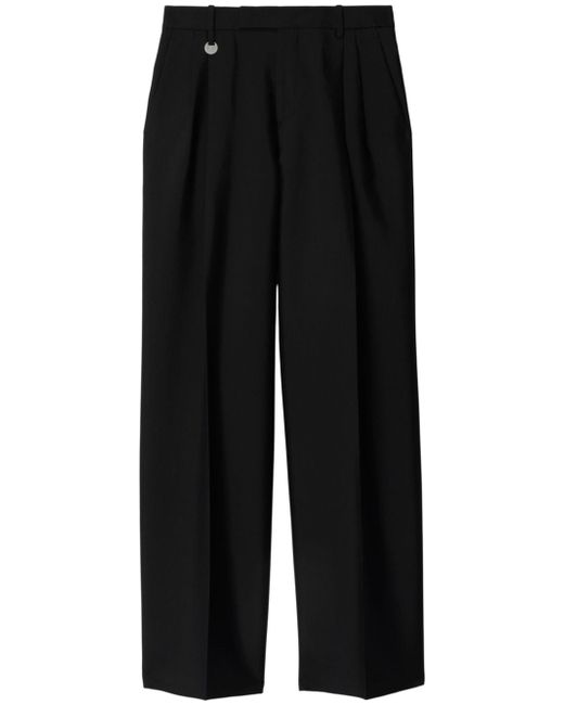 Burberry wool-silk tailored trousers