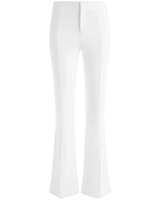 Alice + Olivia Tisa front-slit bootcut trousers