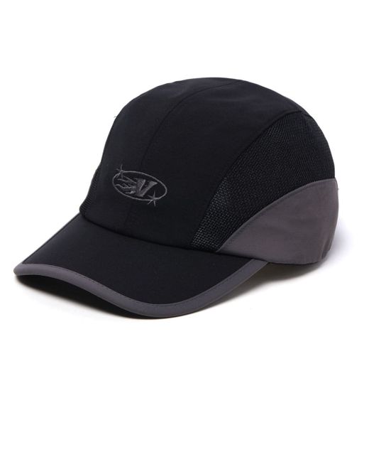 Five Cm embroidered panelled baseball cap