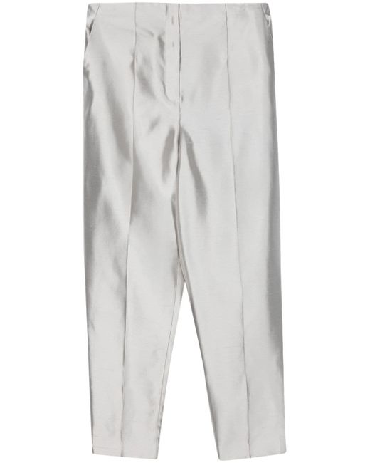 Theory tapered cropped trousers