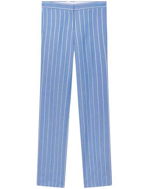 Stella McCartney pinstripe straight-leg trousers