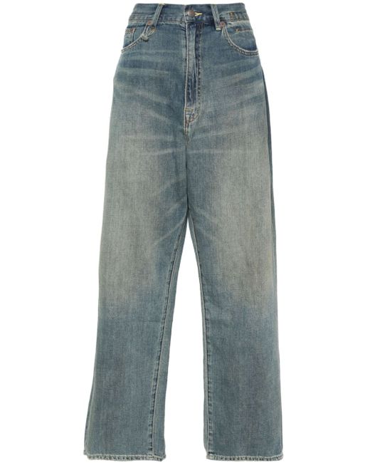 R13 Venti mid-rise wide-leg jeans