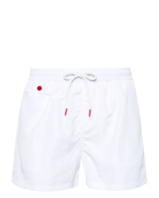 Kiton drawstring-waist swim shorts