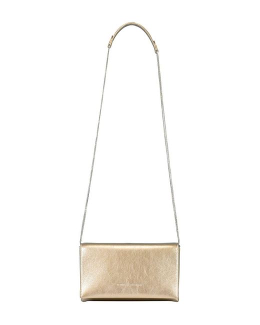 Brunello Cucinelli metallic crossbody bag