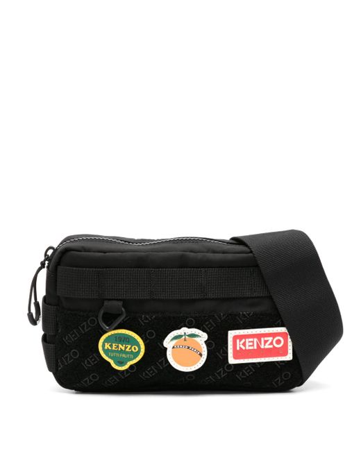 Kenzo Jungle patch-detailed belt bag