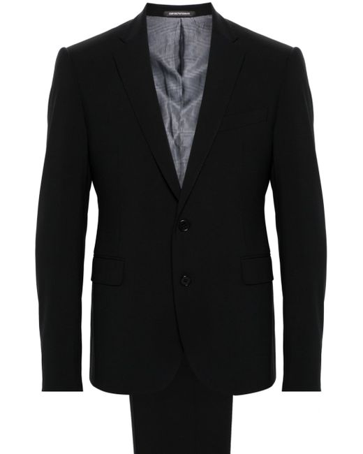 Emporio Armani notched-lapels single-breasted suit