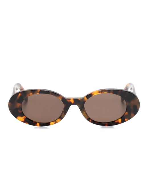 Palm Angels Gilroy oval-frame sunglasses