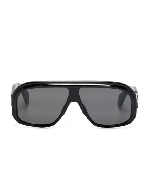 Palm Angels logo-embossed pilot-frame sunglasses