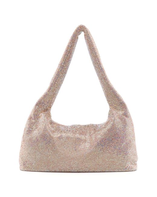 Kara crystal-embellished shoulder bag
