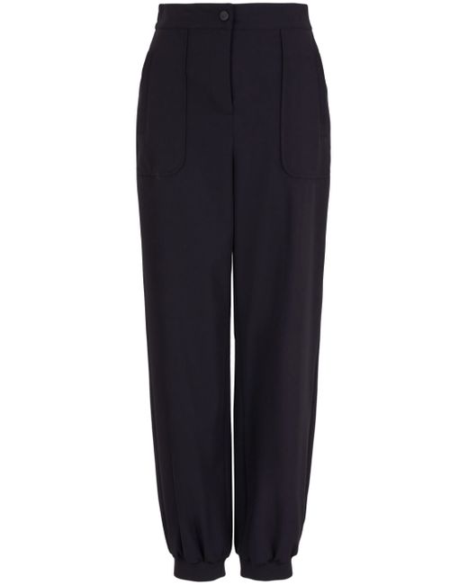 Emporio Armani stretch high-waisted trousers