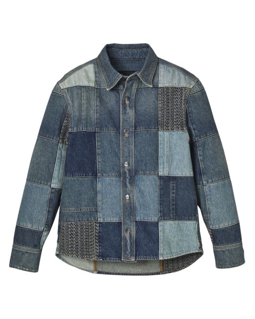 Marc Jacobs patchwork denim shirt