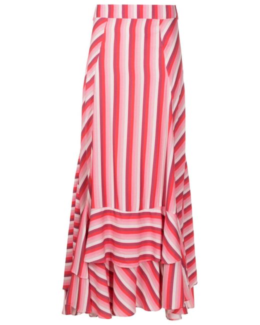 Amir Slama stripe-print maxi skirt