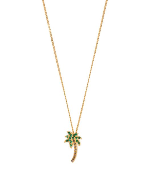 Palm Angels Palm crystal-embellished necklace
