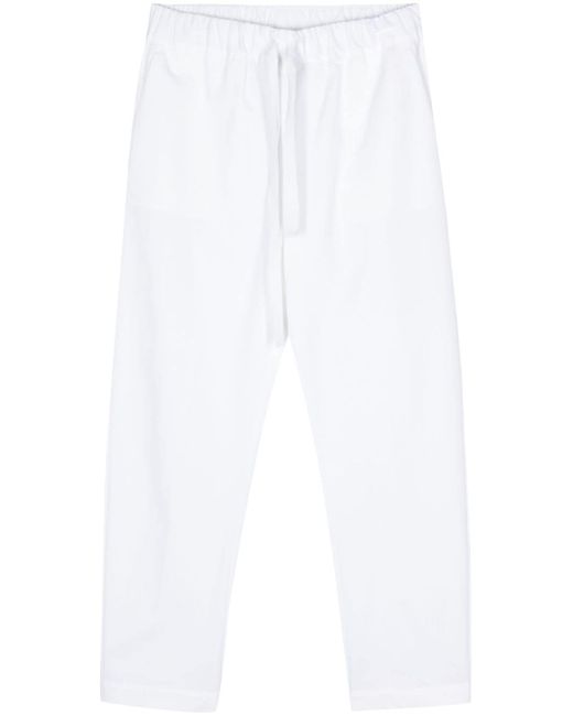Semicouture gabardine tapered trousers