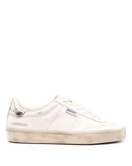 Golden Goose Soul Star distressed leather sneakers