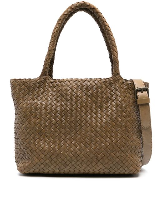 Officine Creative OC Class 48 woven-leather tote bag