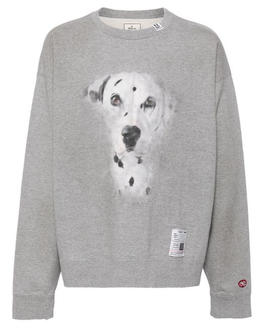Maison Mihara Yasuhiro dog-print sweatshirt