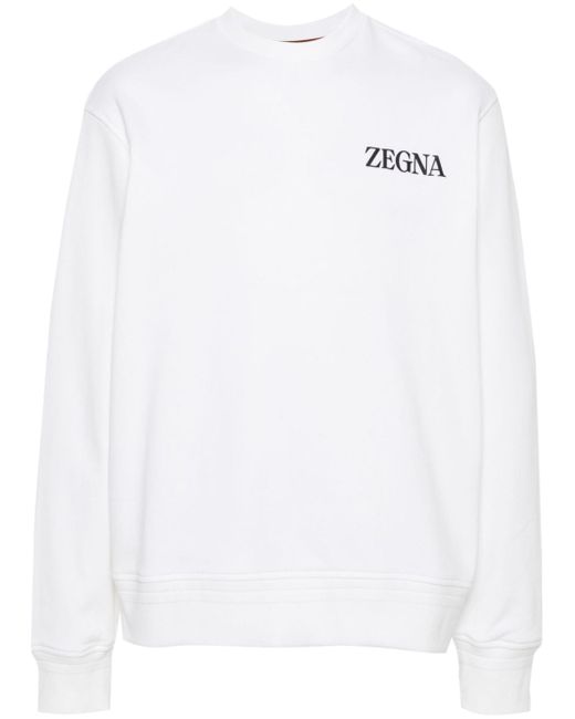 Z Zegna appliqué-logo sweatshirt