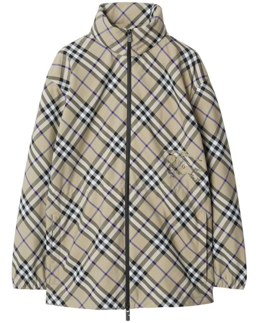 Burberry reversible check-print jacket