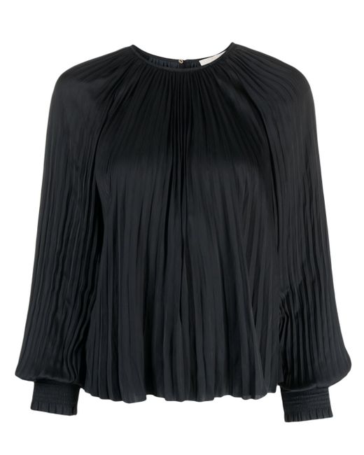 Ulla Johnson pleat-detailing long-sleeve blouse