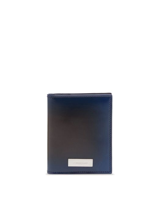 Ferragamo two-tone bi-fold leather cardholder
