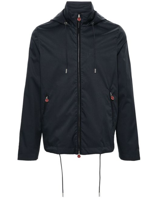Kiton zip-up hooded jacket