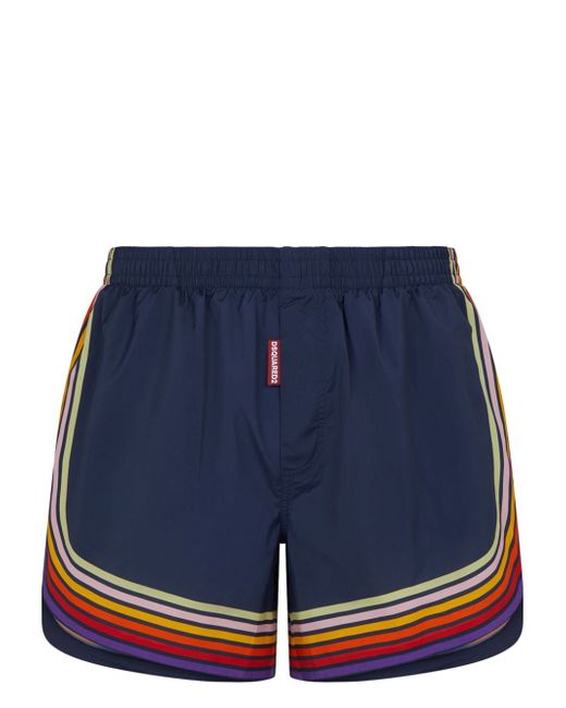 Dsquared2 striped swim shorts