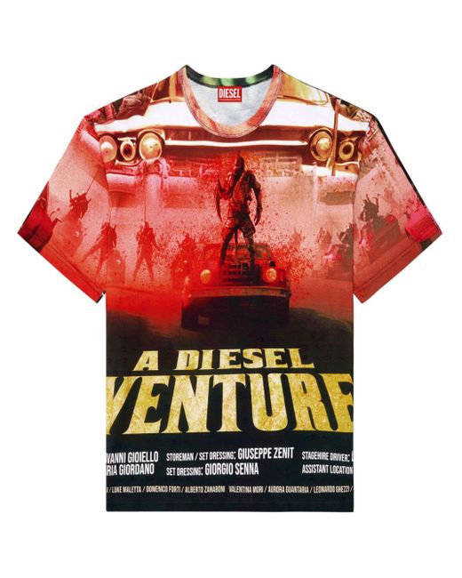 Diesel T-Boxt-Adventure graphic-print T-shirt