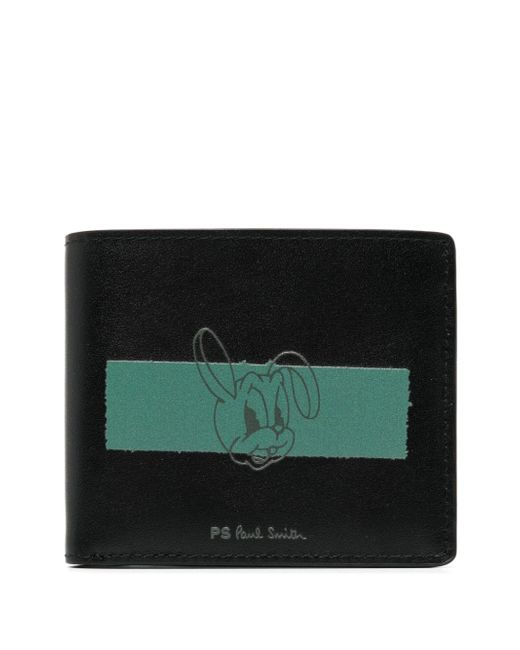 PS Paul Smith graphic-print leather wallet