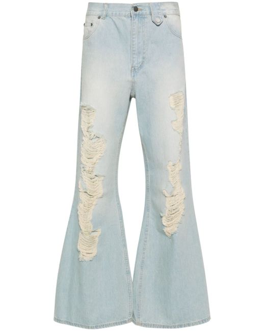 EGONlab. ripped flared jeans